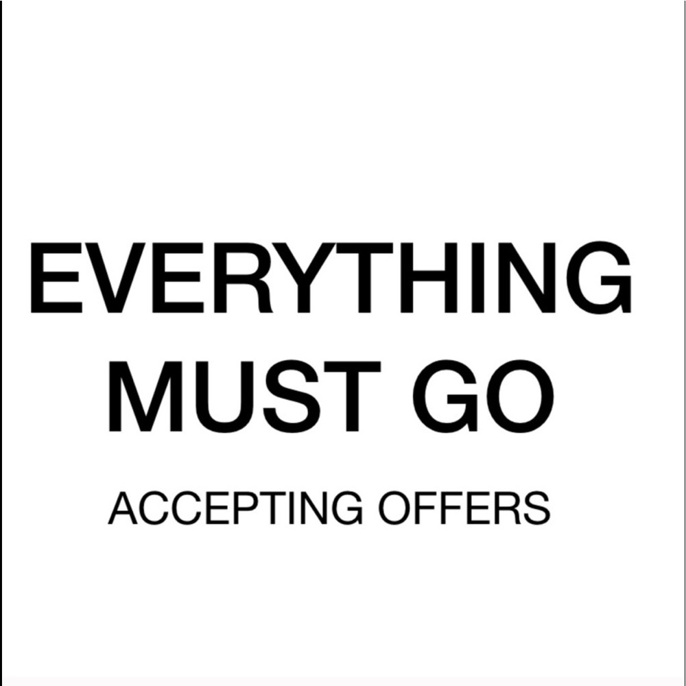 Closing closet, everything needs to go